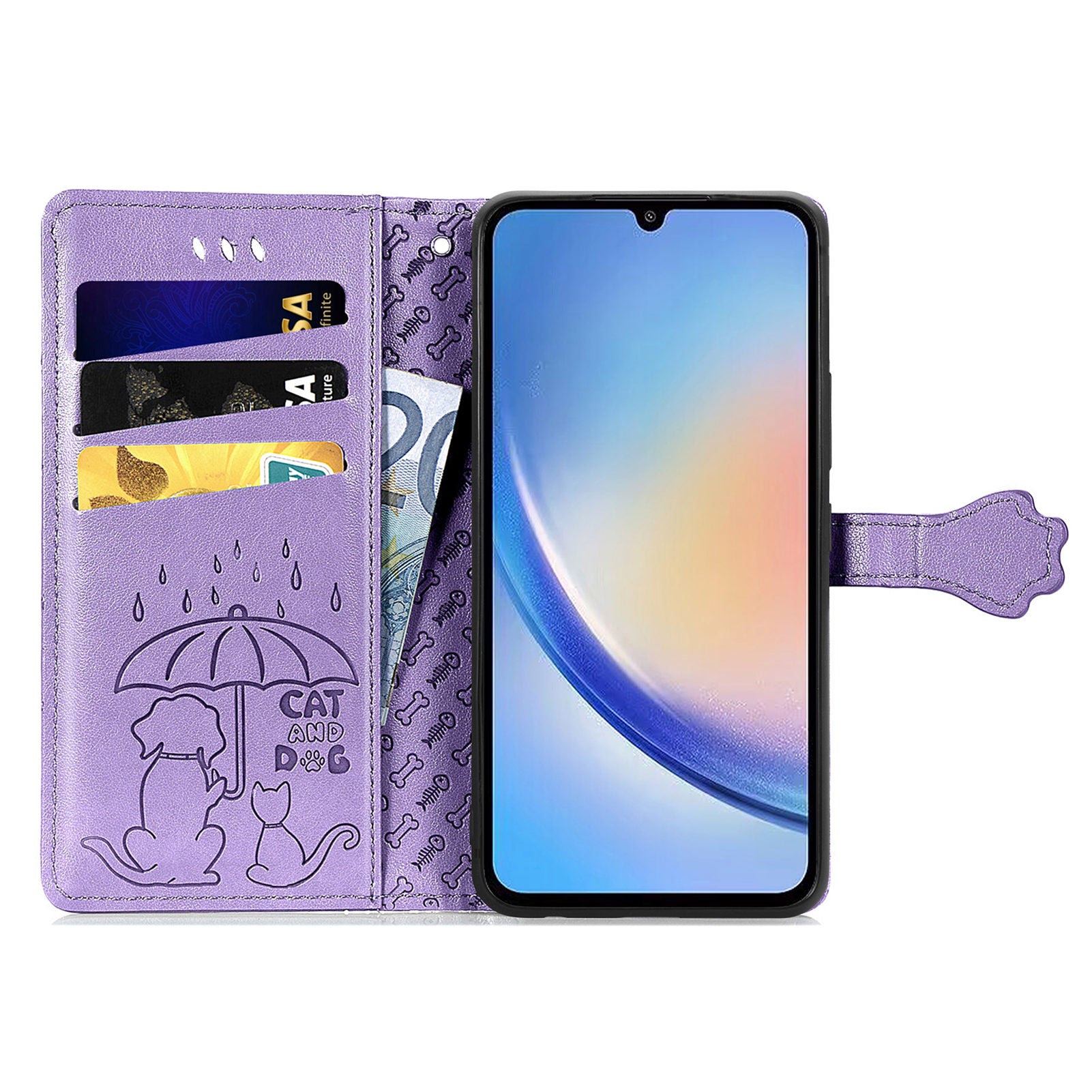 For Samsung Galaxy A34 5G Wallet Magnetic Leather Case Imprinted Pattern Flip Stand Phone Cover For Samsung Galaxy A34 5G Wallet Magnetic Leather Case Imprinted Pattern Flip Stand Phone Cover